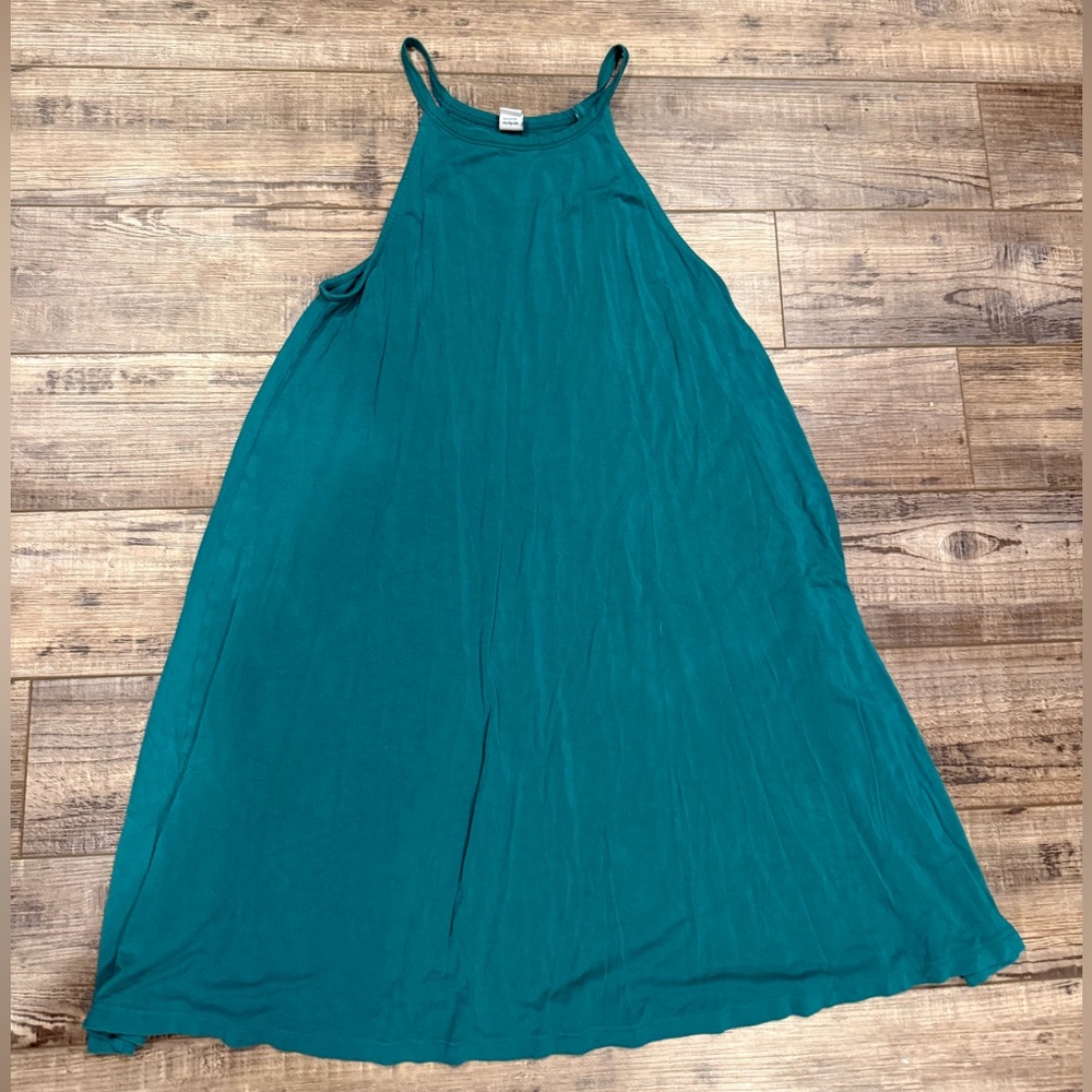 Old Navy Teal Tank Midi Dress xsmall